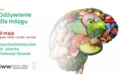 ⏰Dowiedz się co jeść aby w pełni wykorzystać potencjał swojego umysłu – już 9 MAJA‼ Webinar “Odżywianie dla mózgu”, poprowadzi dr Jolanta Nalewaj Nowak